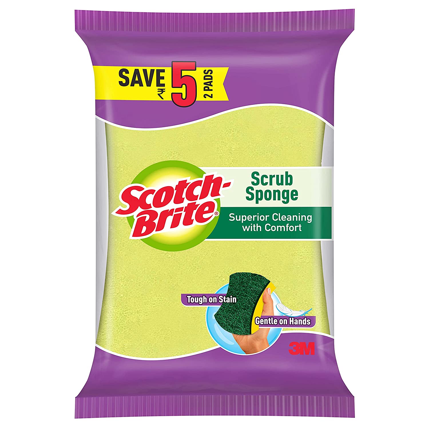 Scotch Brite Scrub, 2 piece