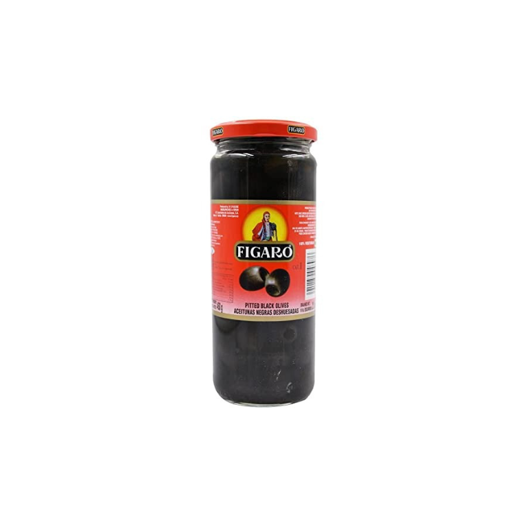 Figaro Black Olives Pitted 450gms