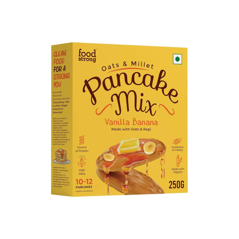 Food Strong-Pancake Vanilla Banana 250gms