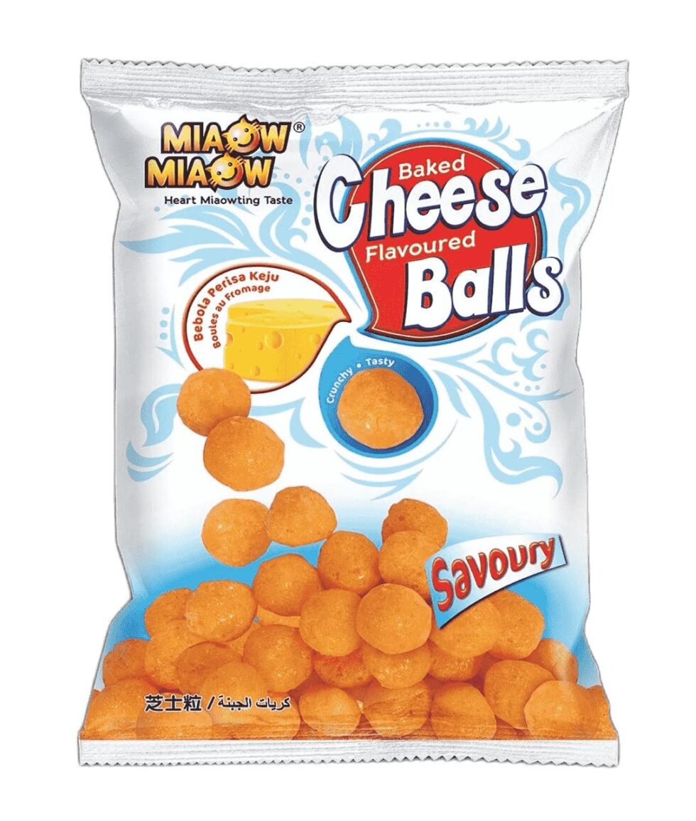 Miaow Cheese Balls 60g